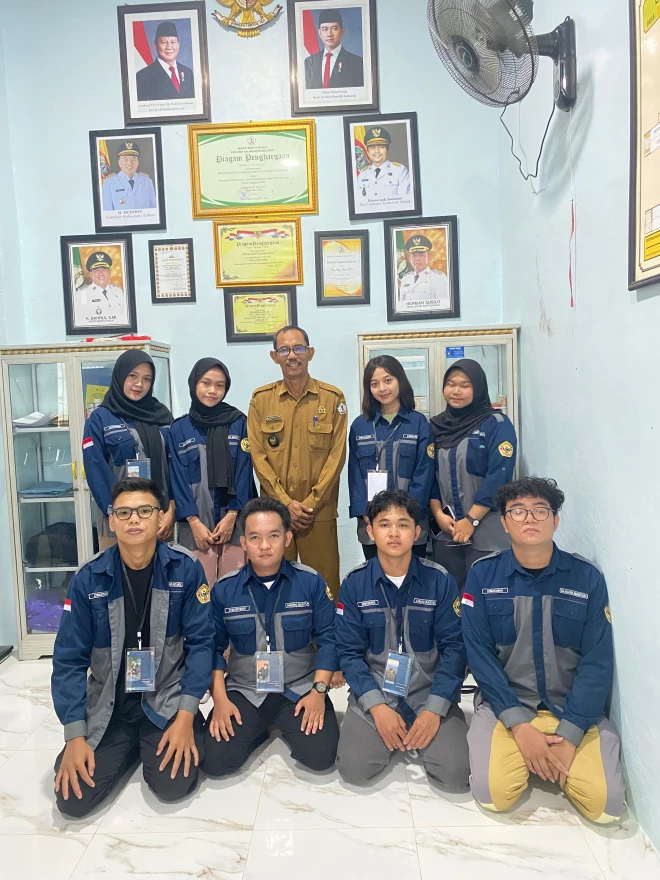 Pamitan Mahasiswa Universitas Lambung Mangkurat Banjarmasin Fakultas FISIP Prodi Sosiologi dalam rangka Penilitian di Desa Anjir Pasar Kota
