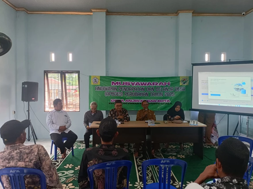 MUSYAWARAH DESA ANGGARAN PENDAPATAN DAN BELANJA DESA (APBDes) PERUBAHAN TAHUN 2025